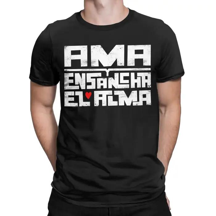 Tshirt col rond coton imprimé audacieux pour homme multicolore occasions estivales et printanières