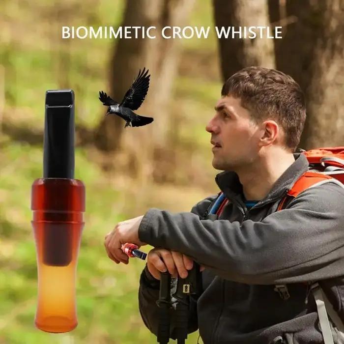Sifflet appât corbeau chasse - Imitation sonore pour attirer les corvidés vers votre position de chasse