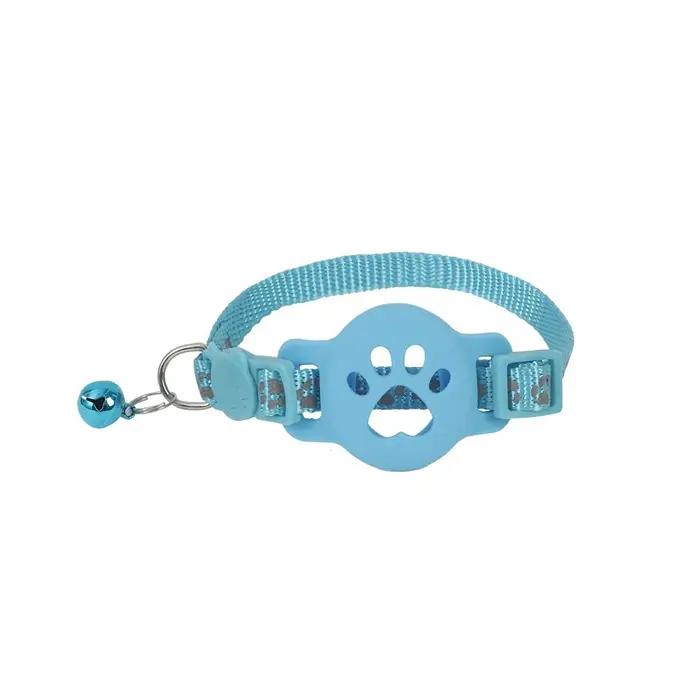 Collier de sécurité pour chat avec boucle, bandes réfléchissantes, réglable pour collier Airtag, anti-perte, étanche pour étui Airtag, chatons, chiots occassions spéciales