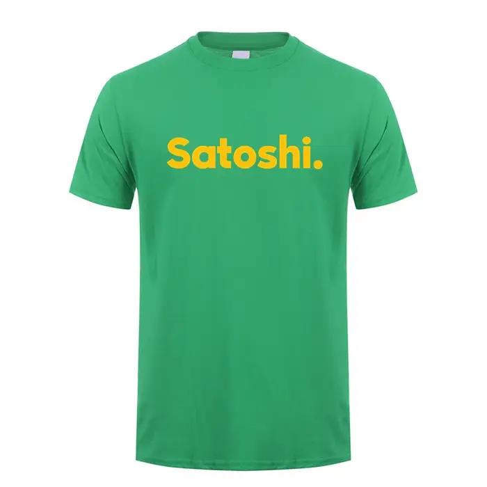 Bitcoin Satoshi t-shirt été hommes coton à manches courtes drôle Blockchain hauts t-shirts homme vêt