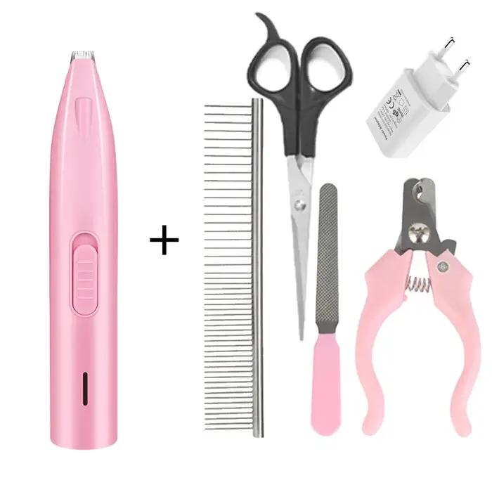 Tondeuse électrique professionnelle pour chiens et chats, accessoire de toilettage pour les poils des pieds, idéal pour les chiots et les chatons
