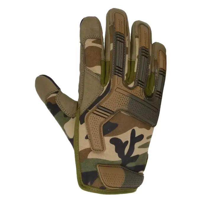 Gants tactiques camouflage PRI 90 jours cuir protection mains chasse durable tactique