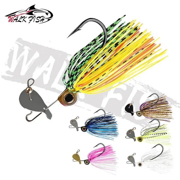 Appât en fil de fer Walk Fish Spinner Chatter Bait pour pêche en mer lac rivière brochet black bass occasions spéciales