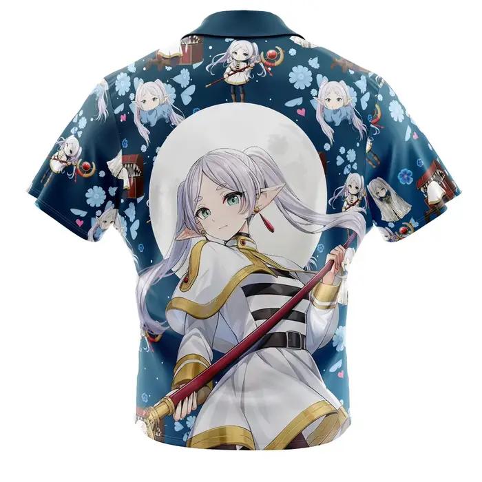 Frieren-Chemise Hawaïenne à lèvent pour Homme, Motif Beyond 150.'s End, Tendance de la Mode, Respira