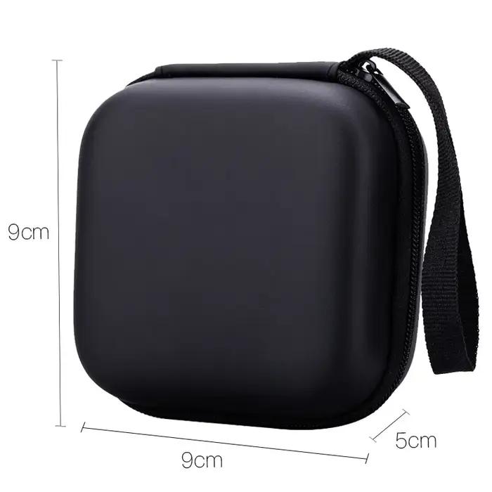 Boîte multifonctionnelle Portable EVA pour écouteurs Mini lampe de poche Cob