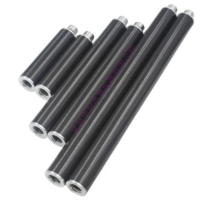RUIWO – poteau de centrage noir en Fiber de carbone ultraléger, haute résistance, poteau d'extension