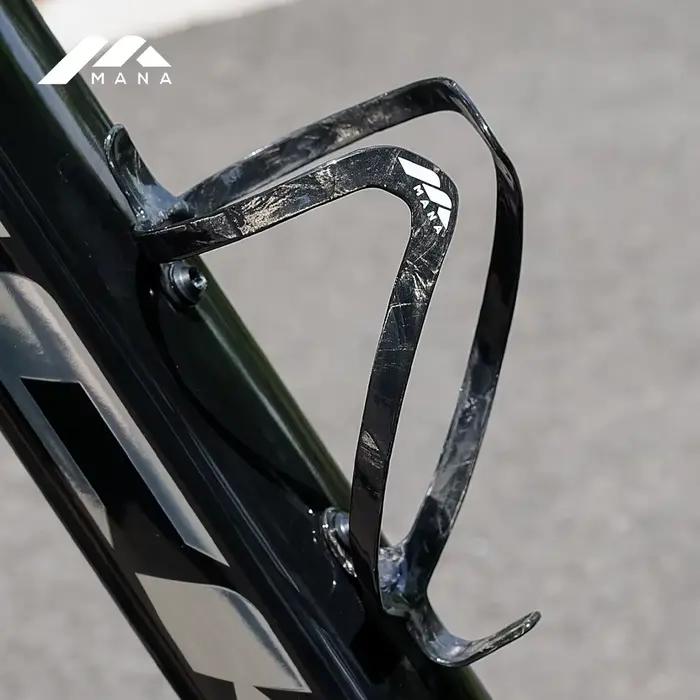 MANA 12g motif marbre porte-bidon de vélo en Fiber de carbone + vis en alliage d'aluminium pour rout