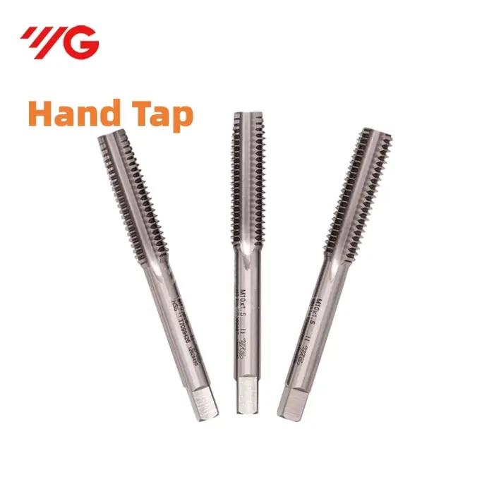 Korea YG HSS Hand Tap Set = 3PCs, Straight T7099, X0.45, 0.5, 0.7, 0.8, 1, 1.25, 1.75, 2, 2.5, 1Set