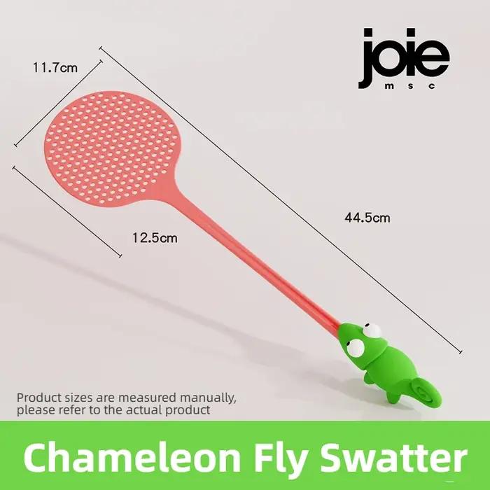 Joie caméléon tapette à mouche maille Durable en plastique longue poignée tueur de moustique multi-fonction ménage été