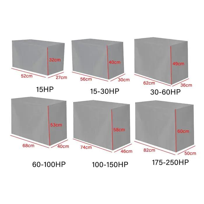 Couvercle de moteur de bateau, étanche, résistant aux UV, demi-moteur hors-bord, couvercle de protec