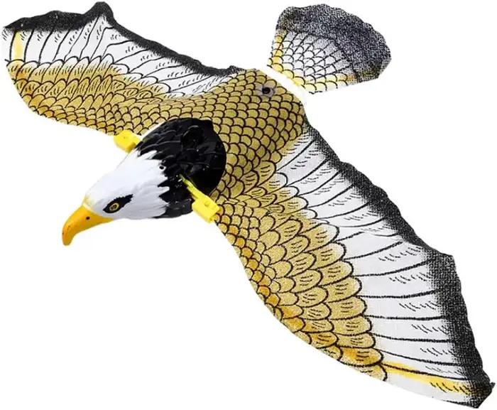 Répulsif Suspendu Aigle Faucon Anti-Oiseaux, Dissuasif, Décoy de Chasse, Protection Contre les Nuisi