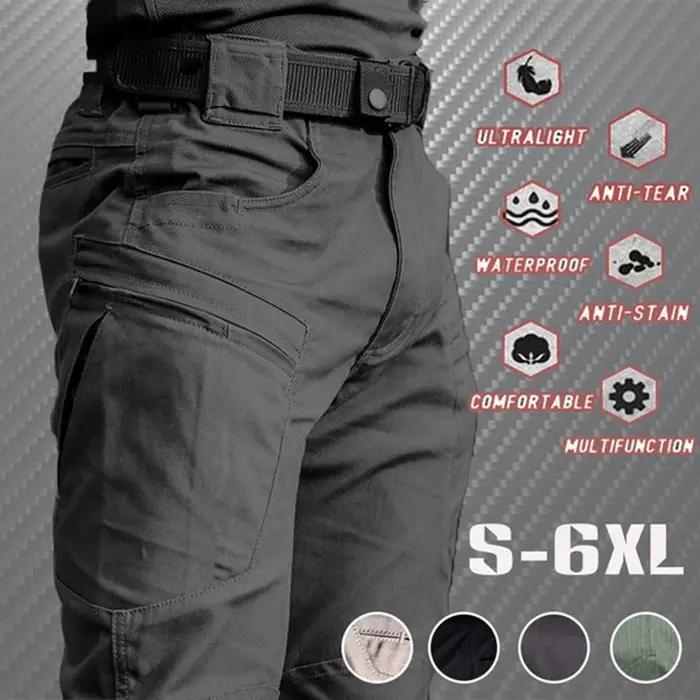 Pantalon cargo tactique imperméable homme nouveau modèle séchage rapide chasse militaire extérieur