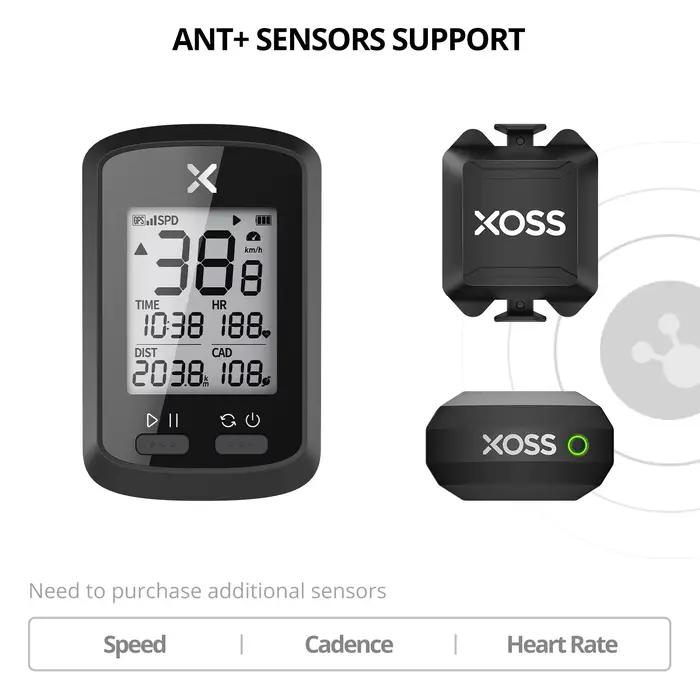 XOSS-Ordinateur de vélo G + GPS, compteur de vitesse de vélo sans fil, vélo de route VTT, étanche, B