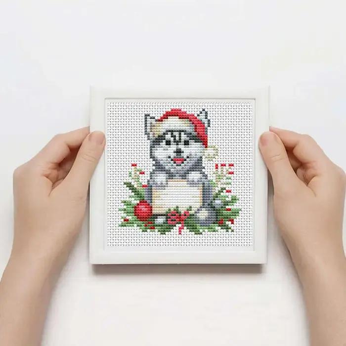 Kits de broderie point de croix animaux européens pour peintures et décorations murales occasions spéciales