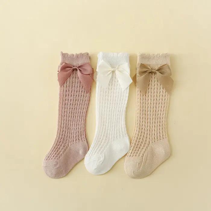 3 paires de chaussettes d'été pour bébés filles