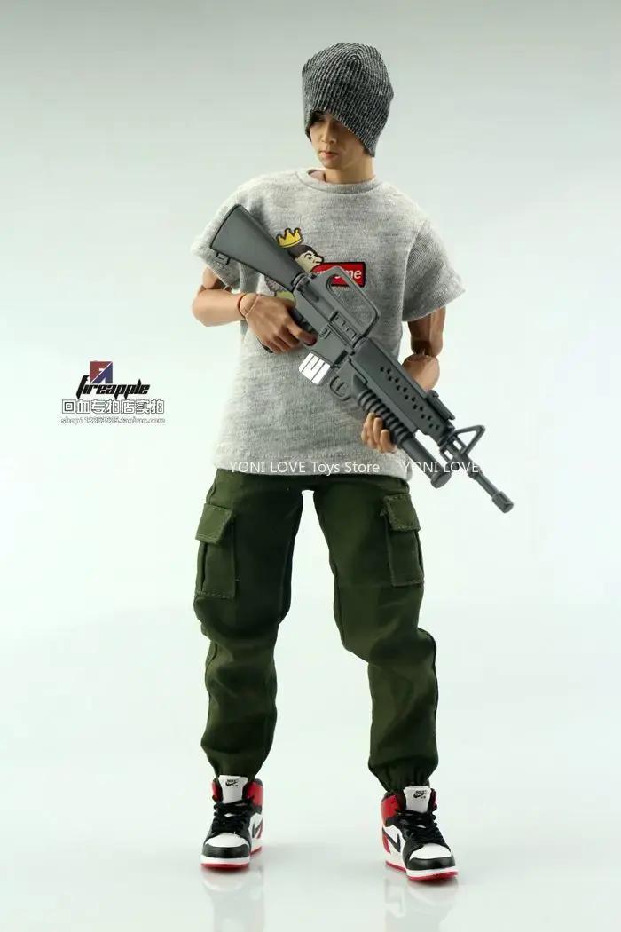 Modèle d'arme AK47 M16 fusil AWP M4 pistolet de sniper pour collection de figurines action 1/6 armée occidentale historique
