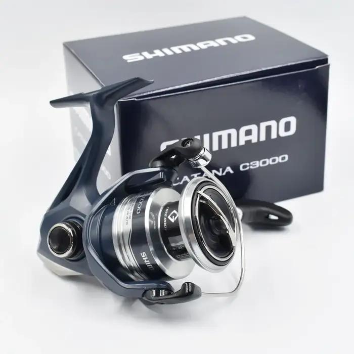 SHIMANO CATANA Spinning Fishing Reel 3 + 1BB Metal Spool G-Free Body et système de gestion de la lig