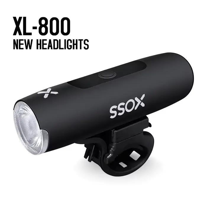 XOSS XL400 800 Feu de vélo en aluminium Phare