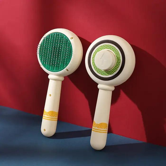 Brosse multifonctionnelle pour la toilettage et le bain des chiens et chats à poils longs