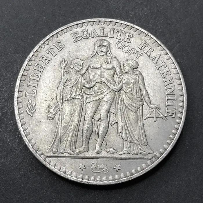 Français 1968 Hercules 10 francs collection originale pièce vieille argent réplique médaille commémorative décor à la maison souvenir cadeau de noël