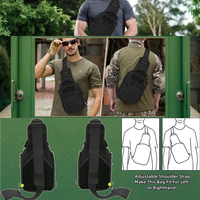 Sac à dos tactique Ruizih pour chasse et randonnée avec système Molle et compartiments multifonctionnels pour homme et femme