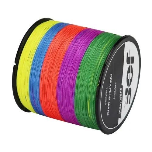 JOF 4 brins 300 M/328Yards 100% PE tressé ligne de pêche Multifilament