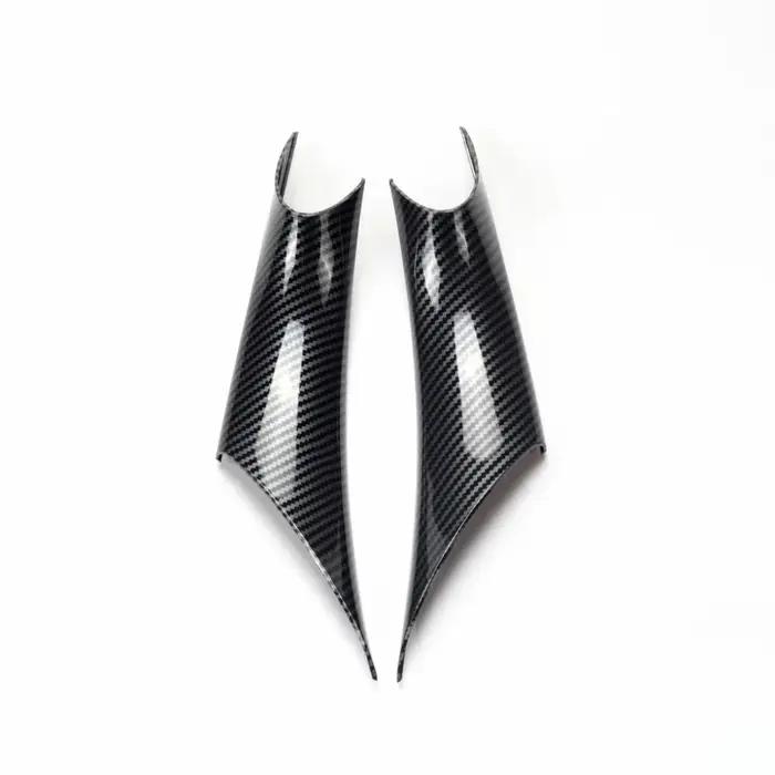 Garniture intérieure de poignée d'accoudoir de porte d'aspect carbone pour BMW série 3 F30 F32 GT F3