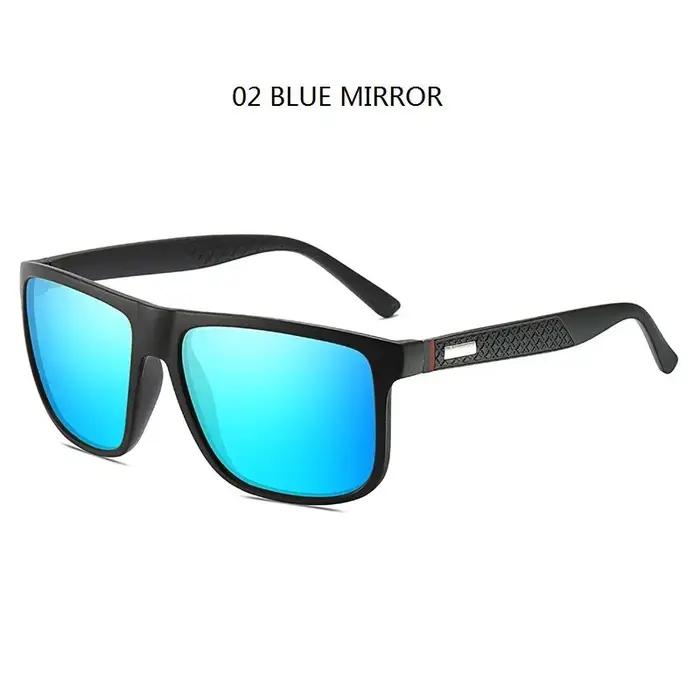 Lunettes de soleil carrées vintage pour hommes et femmes