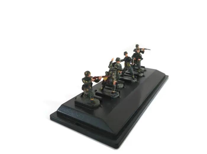 Équipe de Combat allemande P801 (6 membres), modèle de soldat coloré fini, 1/72
