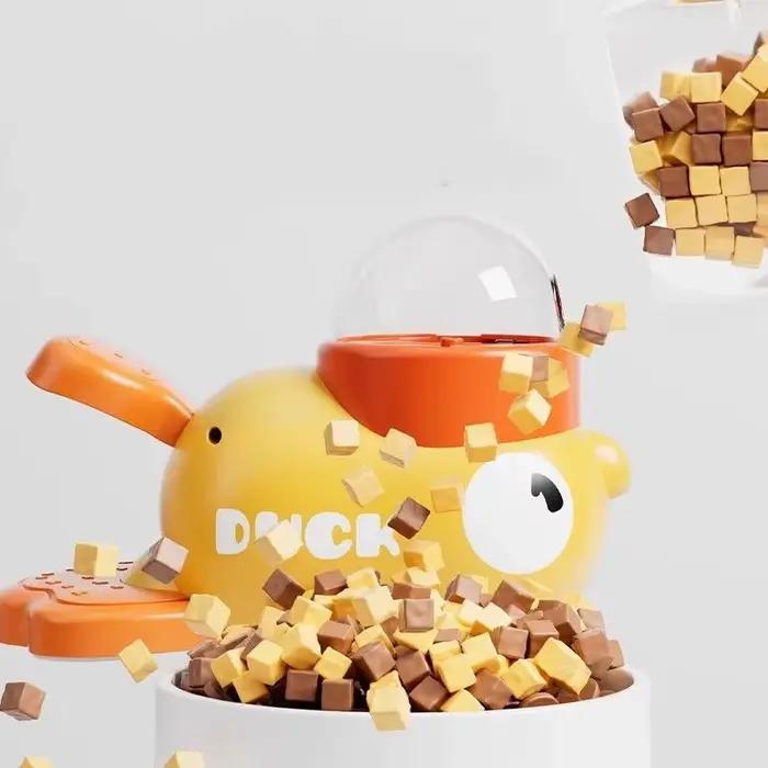 Distributeur Interactif de Friandises Petit Canard Jaune Jouet Anti-Fuite pour Chat et Chien Occasion Spéciale Apprendre à Manger Lentement