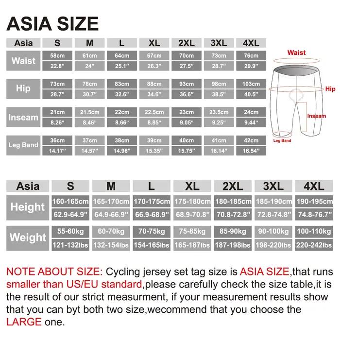 X-TIGER Cyclisme Cuissard Vélo Collants TriDuvet 5D Gel Rembourré Pro LyJean-Vélo Shorts Respirant H