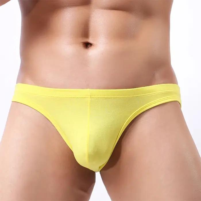 Sous-vêtements taille moyenne pour hommes, slips sexy, Modal, Triangle, Doux, Confortable, Cueca Masculina, Culotte respirante, Slip Zones Me, Slip