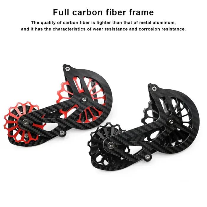 Dérailleur arrière en céramique de vélo en Fiber de carbone pour Shimano R6800 R7000 R8000 R9000 pou