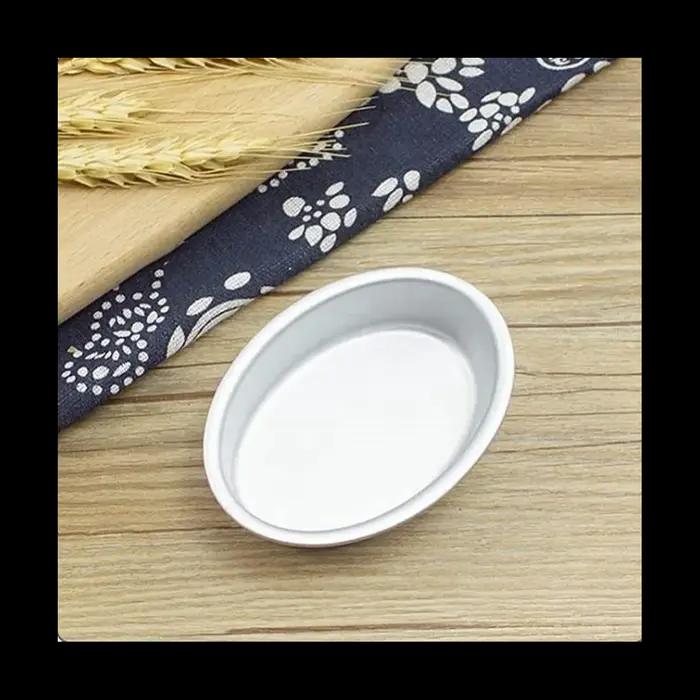 Mini moule naren alliage de métal en forme d'œuf, moule à gâteau, moule à fromage, support à tarte,