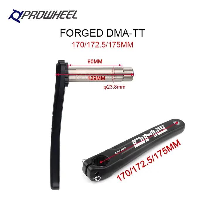 Prowheel-Bras de manivelle de vélo de route ultraléger, pignon de vélo, manivelle de 170mm, 172.5mm,