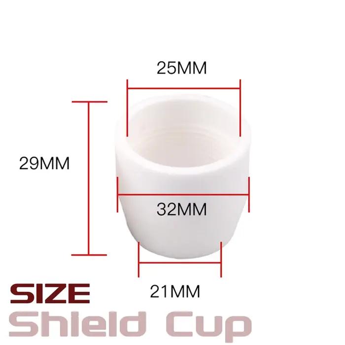 Bouclier de torche de soudage plasma P80, buse d'électrode de pointe, coupe consommable, CNC, 60A, 8