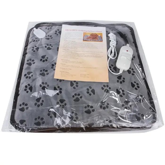 Tapis chauffant pour animaux de compagnie coussin chauffant à température réglable confortable et étanche pour chiens occasions spéciales cadeau pour animaux de compagnie