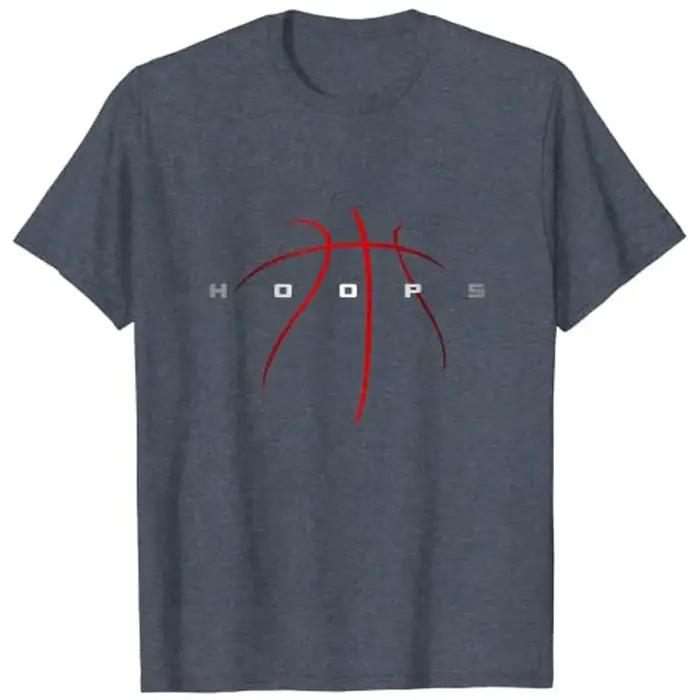 T-shirt de basket-ball en coton polyester pour homme, style décontracté, léger et confortable, pour les entraînements et les occasions décontractées