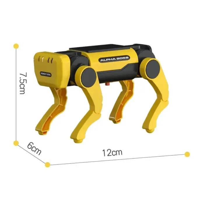 Kit d'expérimentation scientifique chien robot solaire pour enfants âgés de 6 à 12 ans jouets éducatifs en plastique environnemental fantastique et science-fiction pour occaions spéciales