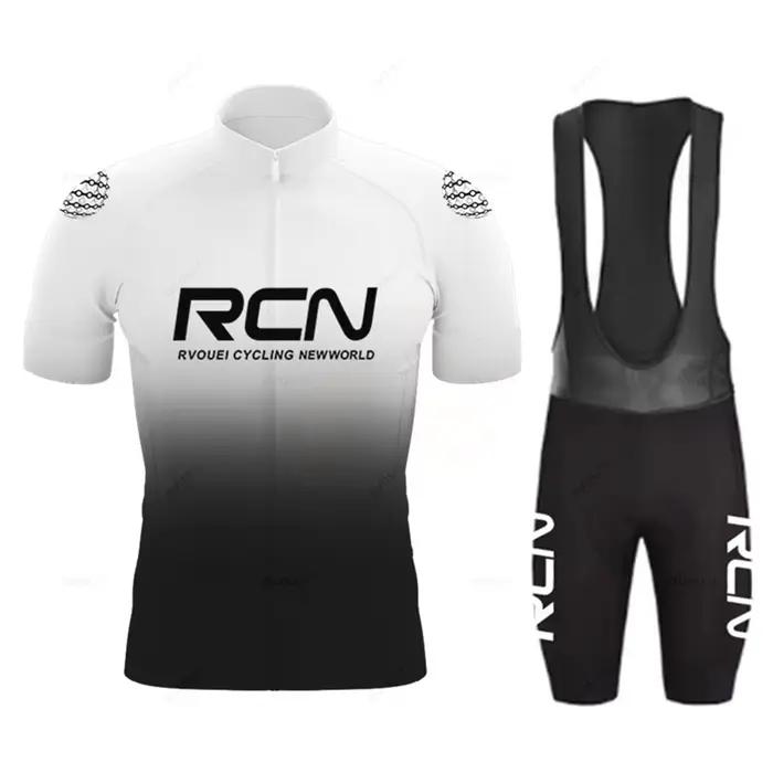 Rcn – Maillot de cyclisme à manches courtes pour hommes, ensemble pour l'été, vêtements de vélo, Rop