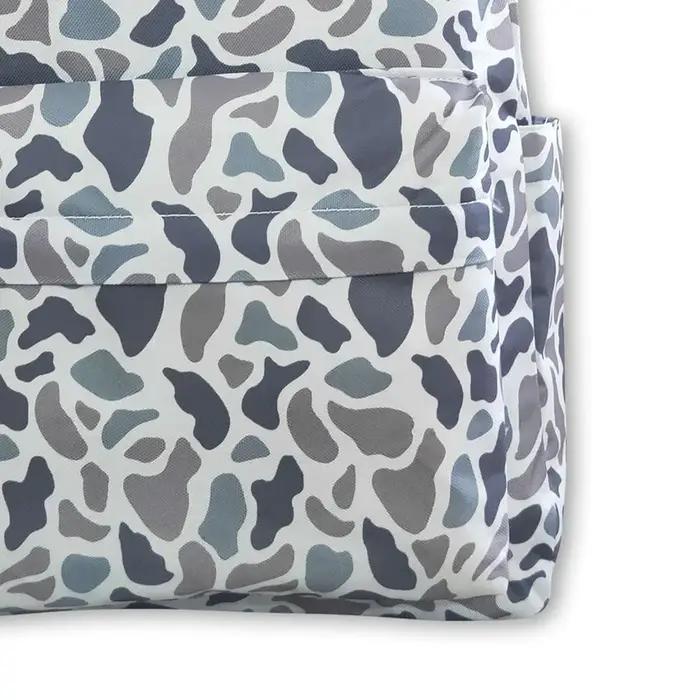 Sac à dos camouflage gris pour bébés et enfants garçons, avec fermeture éclair