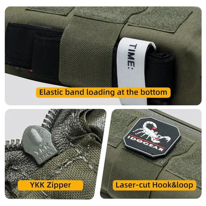 Mini pochette abdominale IDOGEAR D3 JPC 3584 - Sac banane tactique pour chasse et outdoor