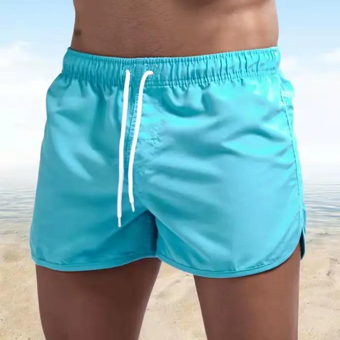 Maillot de bain pour hommes, short de marque, vêtements de plage, Sexy, maillot de bain, taille basse, respirant, vêtements de plage, Surf, nouvelle collection été 2025