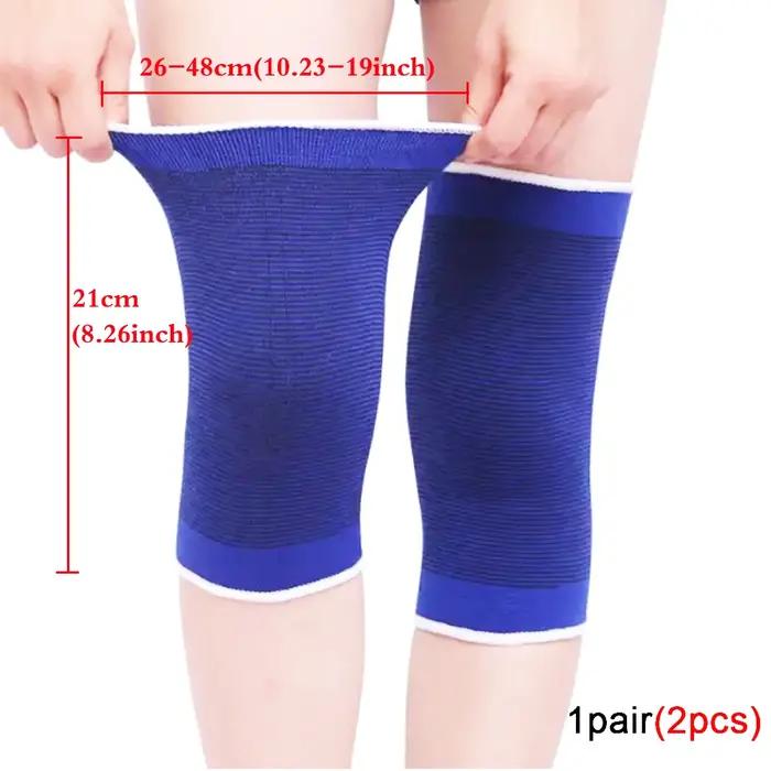 Genouillères élégantes en polyestère pour athlètes et personnes atteintes d'arthrite, idéales pour le sport et la vie quotidienne