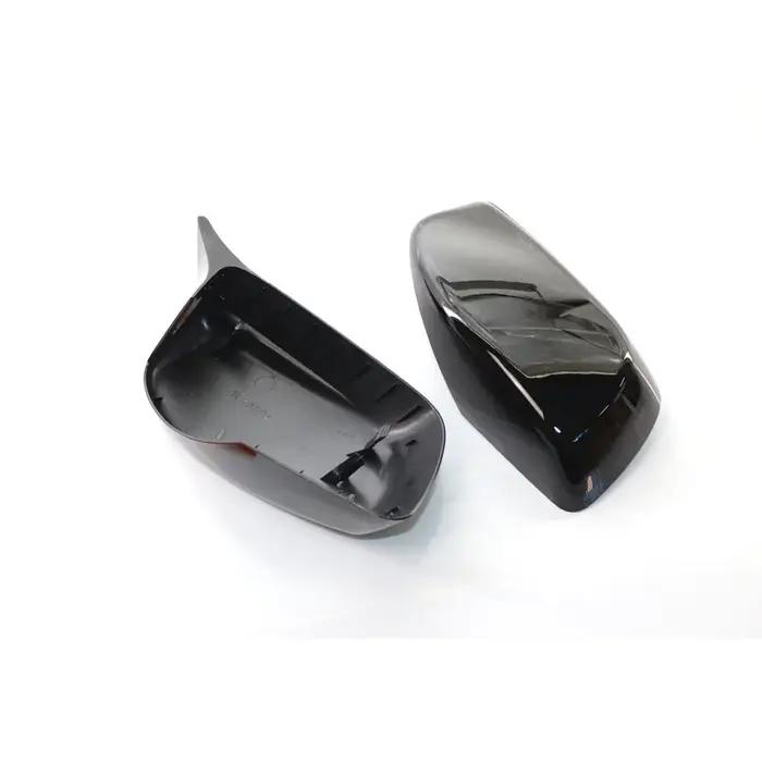 Couvercle de rétroviseur latéral noir brillant en Fiber de carbone, pour BMW série 5 E60 E61 525i 52