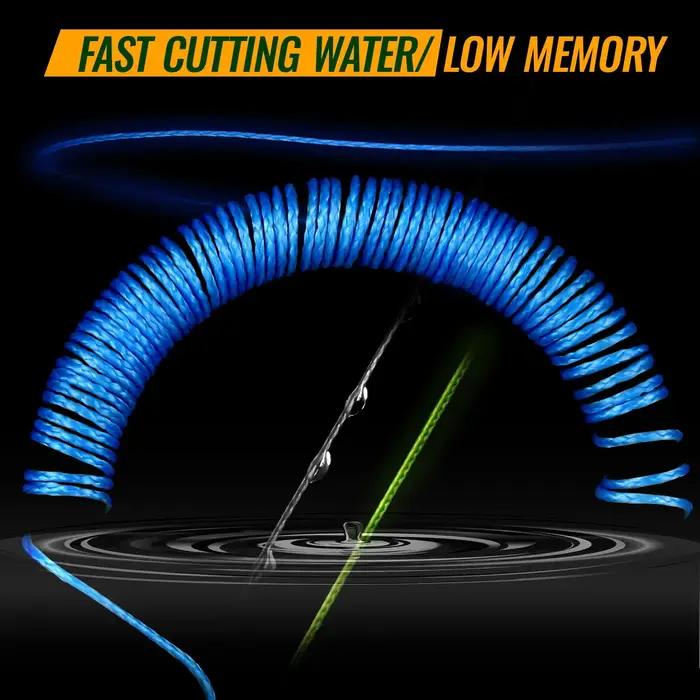 JOF 4 brins tressés x4 300M 100M ligne de pêche à la mouche fil Multifilament Pesca 10-85LB carpe me