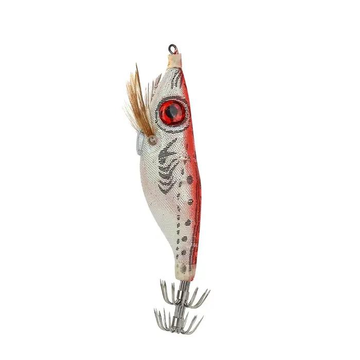 Chromyuju-Leurre de pêche en plomb avec hameçon en bois, appât dur, calmar Él, poulpe, seiche, 9g, 1
