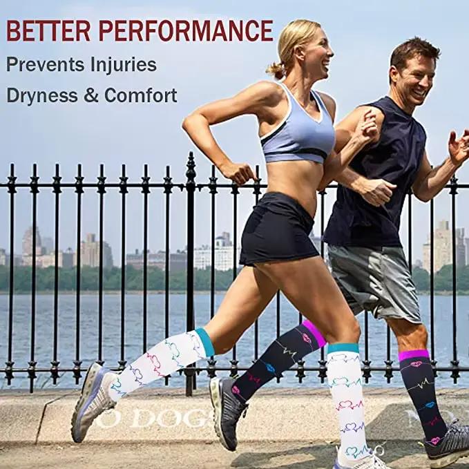 Bas de compression chasse pour circulation sanguine - Chaussettes varices, œdème, diabète - Confort sport
