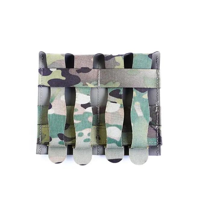 Couverture de chargeur double/simple/triple 556 MAG - Kit d'outils tactique extérieur MOLLE élastique pour la chasse