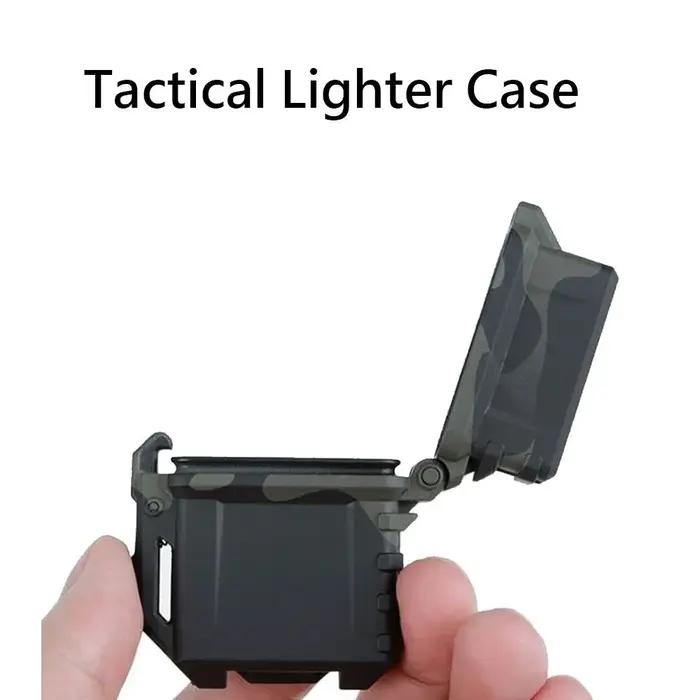 Dullighter-Mallette de rangement pour briquet camouflage à une main, boîte standard EDC, outil de su